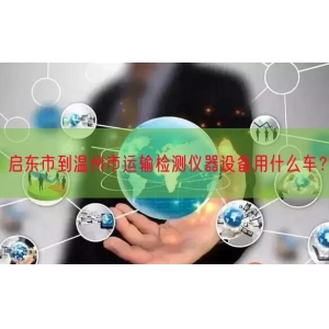 启东市到温州市运输检测仪器设备用什么车？