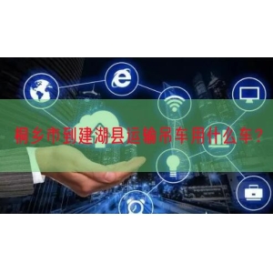 桐乡市到建湖县运输吊车用什么车？