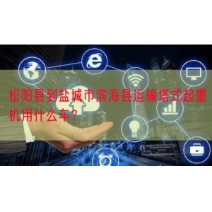 松阳县到盐城市滨海县运输塔式起重机用什么车？