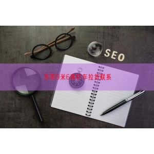 东阳9米6高栏车拉货联系